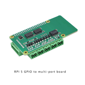 Raspberry Pi GPIO a placa multipuerto, compatible con Raspberry Pi OS, SIN controlador, Plug-and-Play, permite CAN/ RS485/ RS232