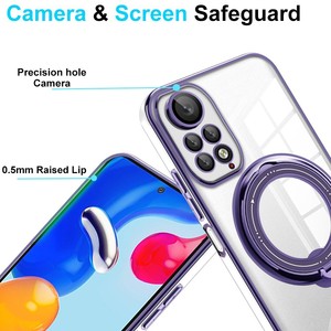 เคสโทรศัพท์ 360 หมุนผู้ถือแหวนสําหรับ Xiaomi 13T 13 14 PRO 11T เคสโทรศัพท์สําหรับ Redmi 13C 12C 10A 10C 9C 9A หมายเหตุ 12 Pro หมายเหตุ 11 - Product Image 2