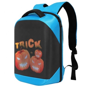 Kunden spezifische programmier bare Wi-Fi-App-gesteuerte Zeichen nachricht Pixel-Bildschirm leuchten LED-Rucksack mit Walking Sign Billboard - Product Image 5