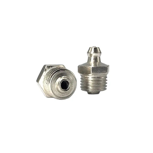 Metric Male Thread Straight Elbow Type Oil Zerk Fitting For <strong>Grease</strong> Gun SS201 SS304 Stainless Steel <strong>Grease</strong> <strong>Nipple</strong>