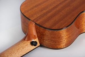 High Quality OEM Factory Price Stringed Instrument 24 23 Inch Solid Spruce Mahogany 4 Transparent Carbon <strong>String</strong> Electric Ukulele - Product Image 4