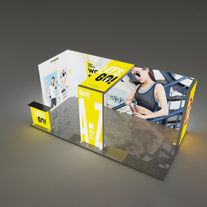 JiongChang Custom Advertising Led Fabric Back Wall Tool-Free Seg Backdrop Foldable Light Box for Trade Show Exhibition - Product Image 3