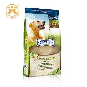 Köpek maması torbası ağır ambalaj çanta tedarikçisi OEM özel Logo lamine plastik 15kg <span class=keywords><strong>20kg</strong></span> 25kgs köpek maması ambalaj çantası
