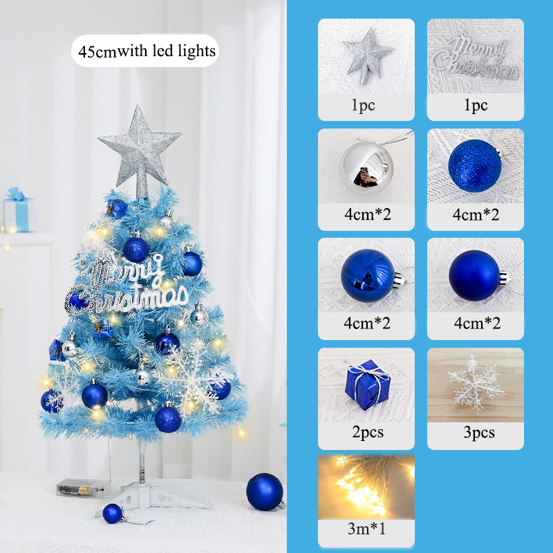 Bleu 45cm+ lumières LED