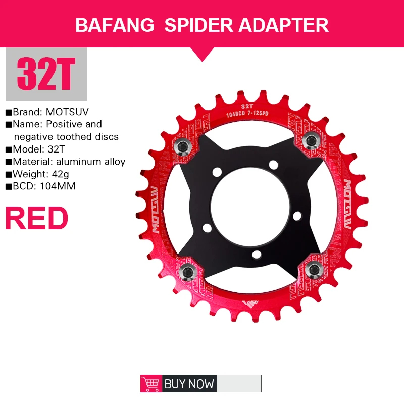 Bafang 32T Rouge