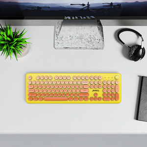 Teclado de modo dual retroiluminado RGB inalámbrico de 2,4 GHz con interruptor negro USB Bluetooth para escritorio Nuevo producto - Product Image 5