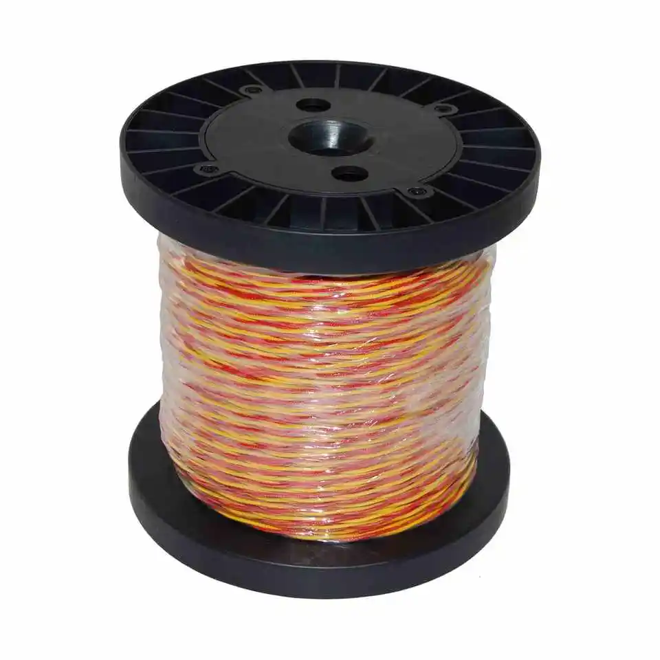 Type k thermocouple wire red and yellow with PVC insulation