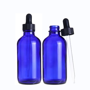 Makul fiyat 30 ml 2 oz 4oz cam damlalık şişe kobalt mavisi ve serum için damlalıklı satış - Product Image 3