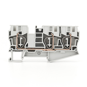 ST 10-TWIN 1入力2出力プッシュでターミナルブロックスプリングDinレールターミナルブロック - Product Image 1