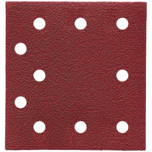 AEG 60 Grit Sandpaper for Velcro Back Pack of 10 Pieces for <strong>Sanders</strong> - Product Image 1