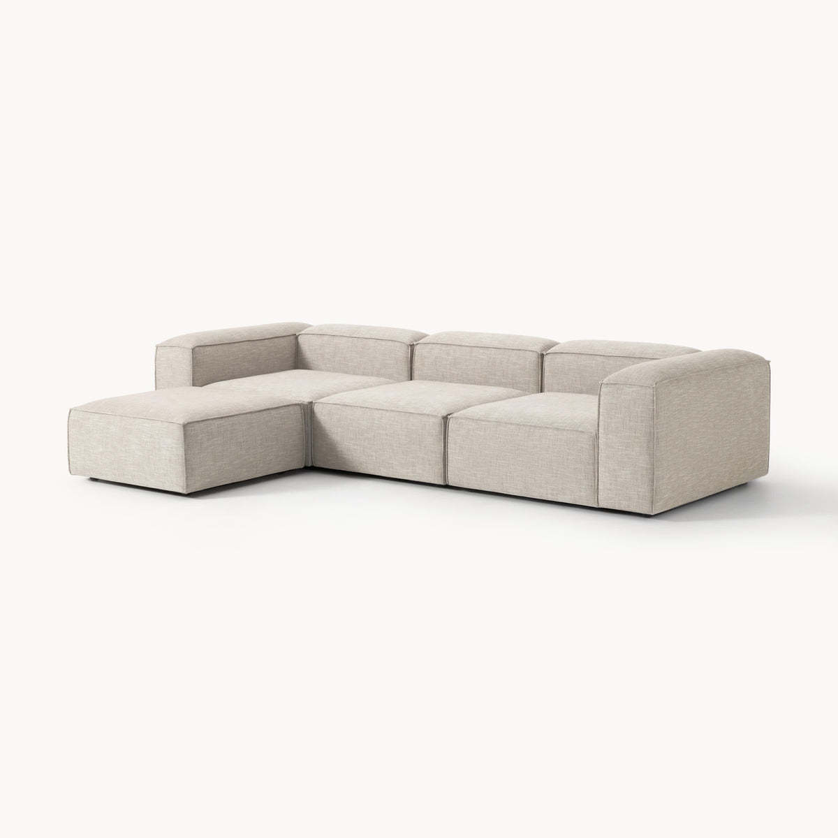 Tessuto in Misto Lino Grigio