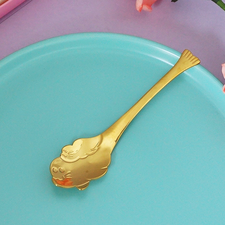 seal spoon-gold
