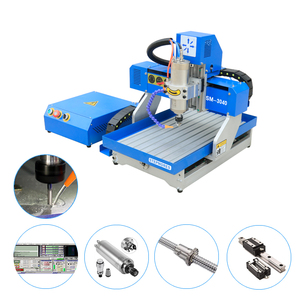 Máquina de grabado de enrutador CNC pequeño de alto rendimiento 3040 USB CNC Router para metal de aluminio - Product Image 3