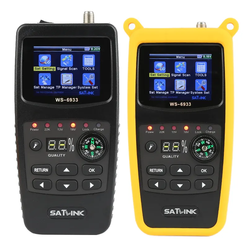 Satlink เดิม Ws-6933 DVB-S & DVB-S2 Digital Satellite Satlink Ws6933 Sat Finder