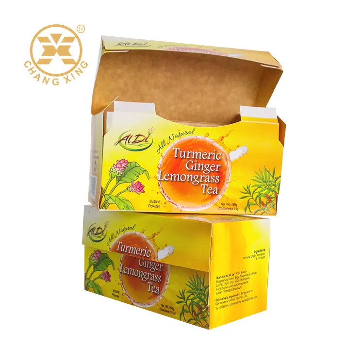 Бумажная коробка для упаковки чая для похудения