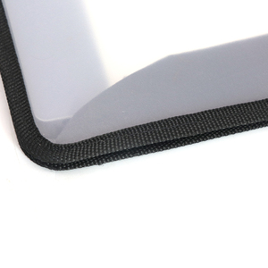 Carpeta de documentos de almacenamiento grande Organizador de archivos A4 con asa Carpetas de archivos impermeables en expansión con borde de tela negra - Product Image 6