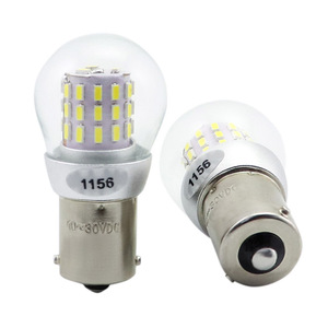 Warehouse E27 1156 LED sis işık 6-12V çalışma ışık araba LED ampul ile E27 baz cam vücut için depo reflektör tipi - Product Image 5