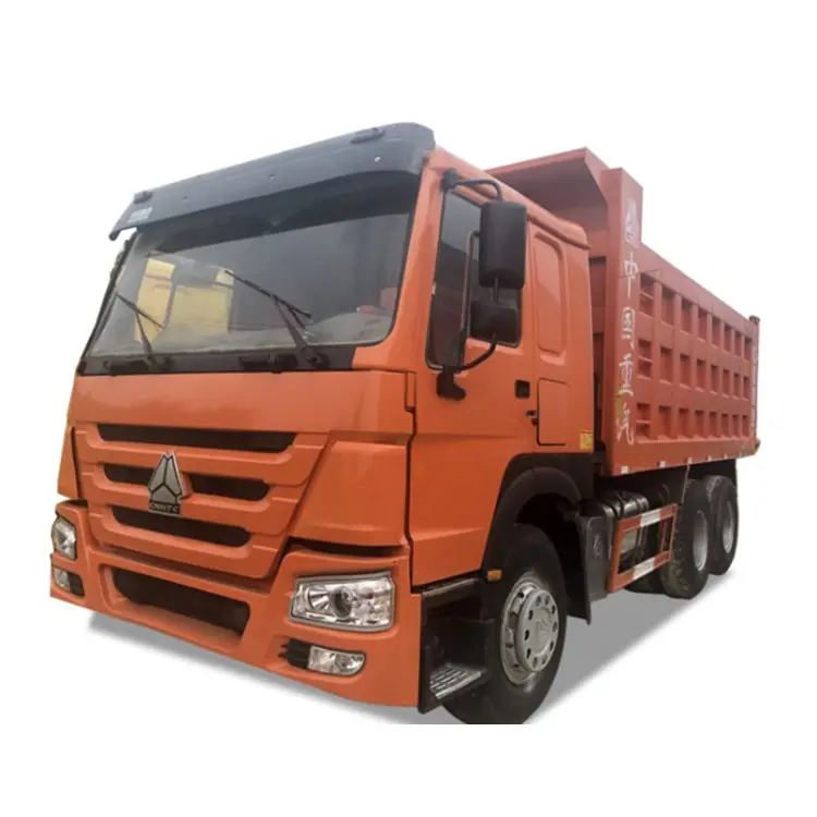 Baixo preço de alta qualidade segunda mão howo 6*4 371hp tipper 30t 10 roda usado caminhão de descarga para durbano