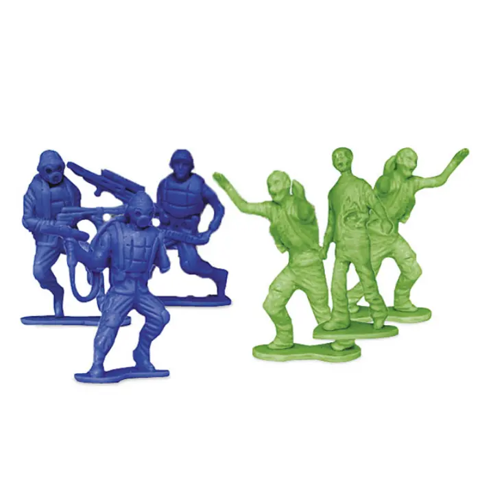 Costume do dia das bruxas figuras em miniatura, tornando OEM Homens Zumbis figuras de Brinquedo do jogo de plástico