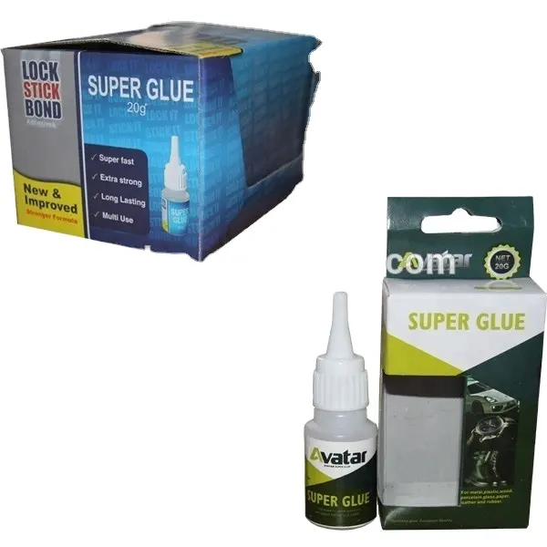 Botol plastik Avatar 20G Cyanoacrylate lem cepat kuat