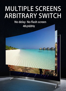 4K 8 Port HDMI <strong>KVM</strong> Switcher 8 <strong>Input</strong> <strong>1</strong> <strong>Output</strong> 8x1 HDMI2.0 <strong>Switch</strong> With USB2.0 HUB