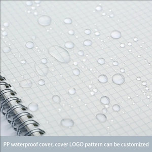 Blocco note dello studente pp copertura impermeabile smalto opaco taccuino B5/A5/A6/A4 formato studente taccuino logo personalizzato - Product Image 3