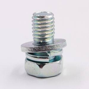 Phillips Pan yıkayıcı kafa makine vidaları 1/2 "X 2-1/2" paslanmaz Hex cıvata soket kombinasyonu vida - Product Image 3