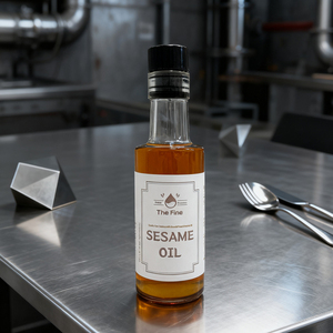 Dầu mè Hàn Quốc cao cấp 180ml dầu vàng nguyên chất tự nhiên không biến đổi gen nướng nhiệt độ thấp cho các món ăn châu Á & Hàn Quốc đích thực - Product Image 1