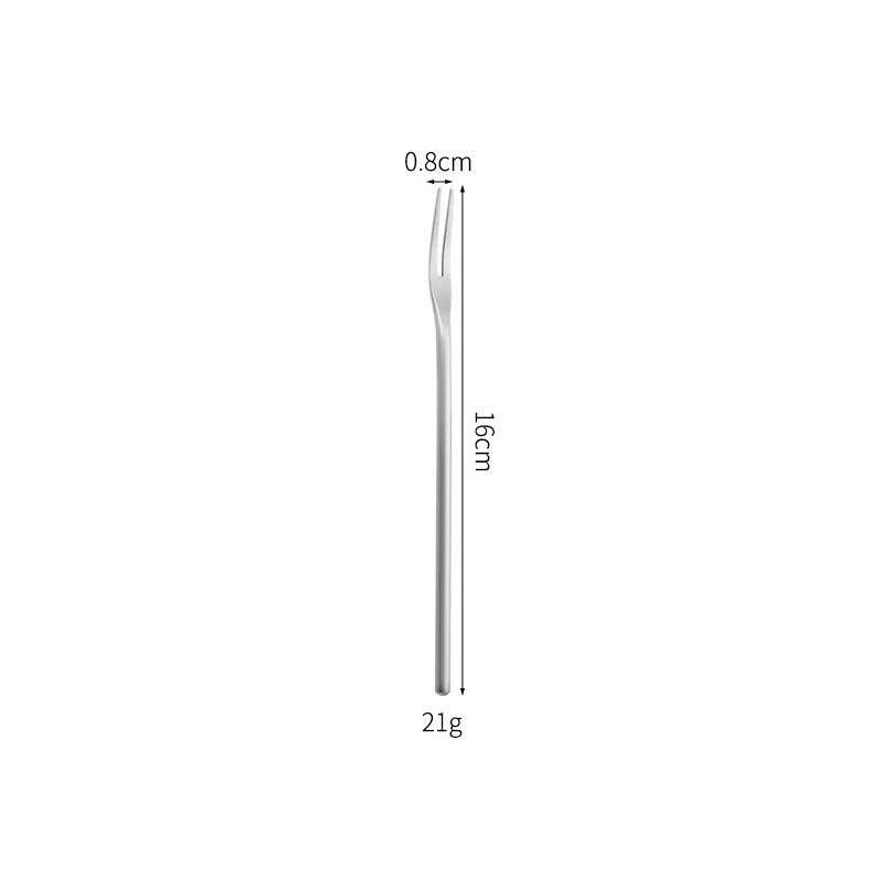 16cm silver fork