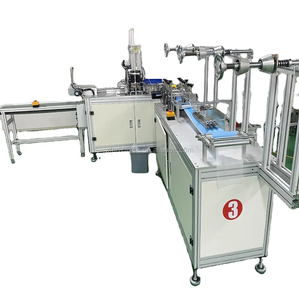 Disposable disposable fully automatic nonwoven fabrics face mask making machine for surgical type mask machine