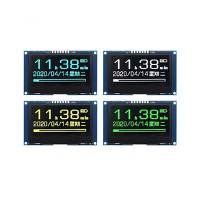 2,42 Zoll 128x64 OLED-LCD-Anzeige modul SSD1309 12864 7-polige serielle SPI/IIC I2C-Schnittstelle