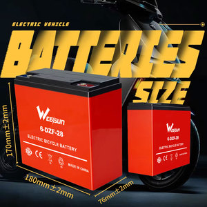 מחיר זול איכות גבוהה מפעל oem odm גלגל כיסא סוללה <span class=keywords><strong>12v</strong></span> <span class=keywords><strong>28ah</strong></span> עופרת חומצה <span class=keywords><strong>12v</strong></span> 24v 36v 48v 60v 72v עבור קטנועים חשמליים - Product Image 6