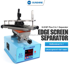 Sunshine S-918F Plus 5 in 1 Edge Screen Separator Machine for <strong>Inframe</strong> Separating 360Degree Rotating Plate for LCD OCA Cleaning - Product Image 2