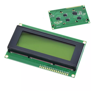 LCD2004 blue screen display module 20X4 character <strong>LCD</strong> yellow green screen display panel 2004 5V backlight use for <strong>Arduino</strong> DIY