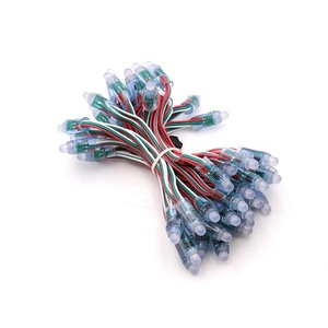 WS2811 IC 5V 12MM luces de cadena a todo Color direccionables individualmente DMX RGB LED impermeable para decoración Navidad Halloween - Product Image 2