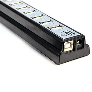 HUB USB 10 Porte Hi-Speed USB 2.0 Hub + Adattatore di Alimentazione per il Computer Portatile Del PC Del Computer Uso Adattatore di Alimentazione USB2.0 Hub con Interruttore Per PC - Product Image 3