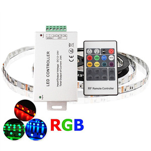 Mehrfarbige LED-Licht-Controller Rf 20 Tasten Fernbedienung 12A 24A Aluminium Shell Dc12V-24V RGB-LED-Controller - Product Image 2