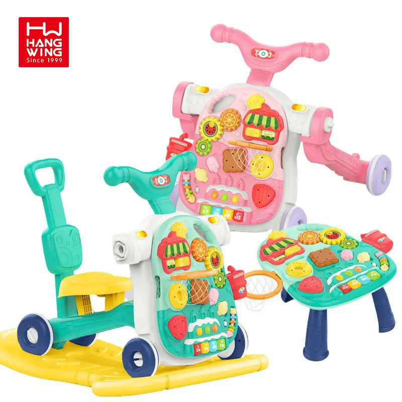 HW TOYS Multifunktions-Baby-Aktivitäts-Walker-Zubehör und Produkte lernen Walk 5 in 1 handbetrieb enen Schaukel wagen Kinderwagen