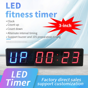 Cronometro digitale da 3 pollici con Timer per allenamento in palestra da parete con Timer Fitness con controllo remoto - Product Image 3