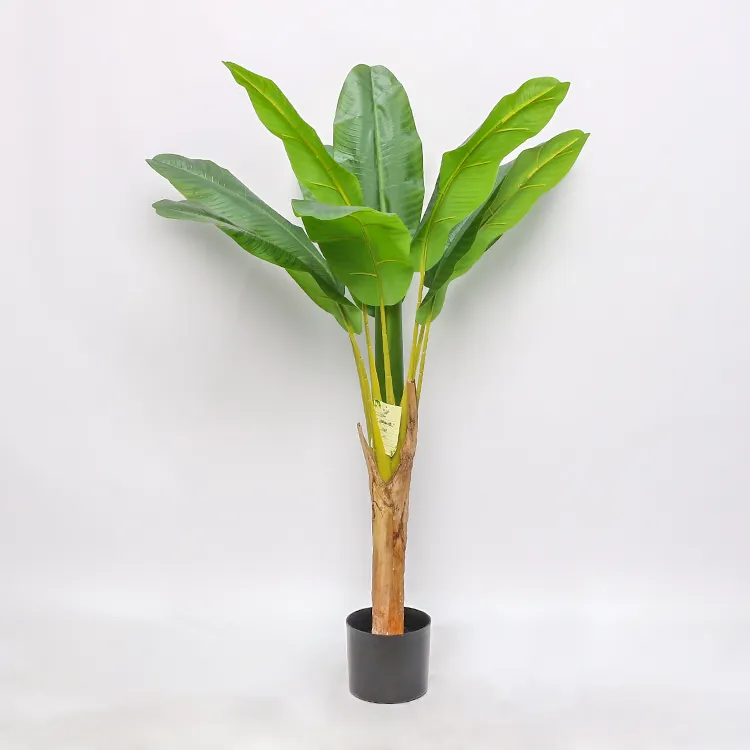 New arrival home hotel office decorations tropical ornamental plants 9-leaves 120cm banana tree