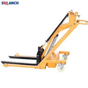 Tragbarer elektrischer Dieselmotor Hydraulischer Gabelstapler Gebogene Arm platte Laden Entladen Heben Stapel pumpe Einzelhandel palette - Product Image 1