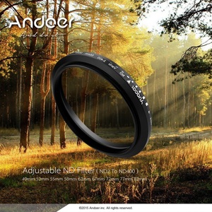 Andoer <strong>49mm</strong> ND Fader Neutral Density Adjustable ND2 to ND400 Variable <strong>Filter</strong> for Canon Nikon DSLR Camera - Product Image 5
