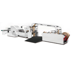 Máquina de fabricación de bolsas de papel, máquina comercial de fabricación de bolsas de papel totalmente automática, Asas trenzadas - Product Image 4