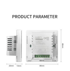 Digital Central Air Conditioning FCU Fan Coil Unit Thermostat Weekly Programmable <strong>Temperature</strong> <strong>Controller</strong> Wholesale Price - Product Image 6
