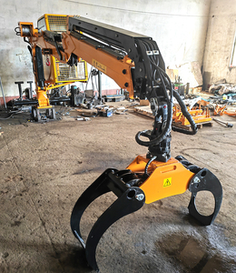 Gru per tronchi pinza per legname pinza mobile per gru per legno macchina per pala per tronchi stazione di pompaggio diesel gru per tronchi 7.8m con caricamento 3t - Product Image 4