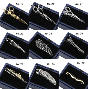 Chrome không gỉ tie clip kéo rìu xe cú thanh kiếm búa hình dạng kim loại tie clip cho nam giới Cà Vạt Clip Pin cho Mens Quà Tặng - Product Image 4