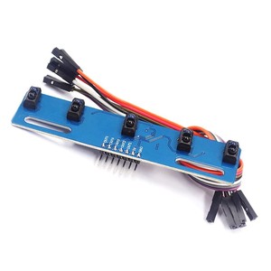Sensor de seguimiento de 5 vías Módulo de sensor infrarrojo Tcrt5000 para componentes electrónicos