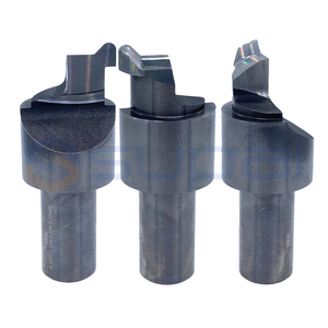 SUPAL非標準精密固体カーバイドボーリング切削工具4フルートR0.5角半径HRC45材料用 - Product Image 4