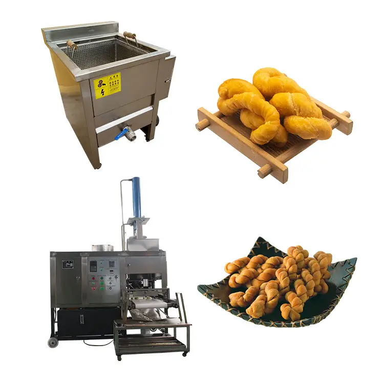 Máquina de torsión de pan pani puri para freír, máquina para hacer masa de multihilo, nuevos productos en busca de distribución