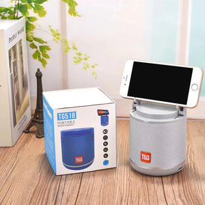 TG518 Mini BT5.0 Clear Speaker con supporto per telefono portatile cassa acustica in tessuto per dispositivi mobili - Product Image 6